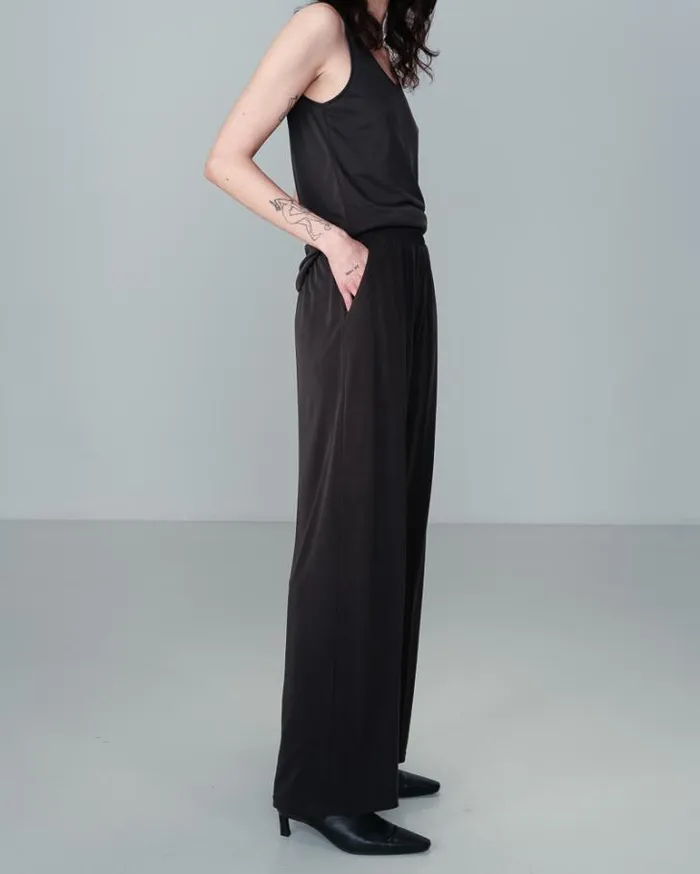 Grace and Mila Flowing Trousers TROUSERS ANTHRACITE NESS 8211 Shop