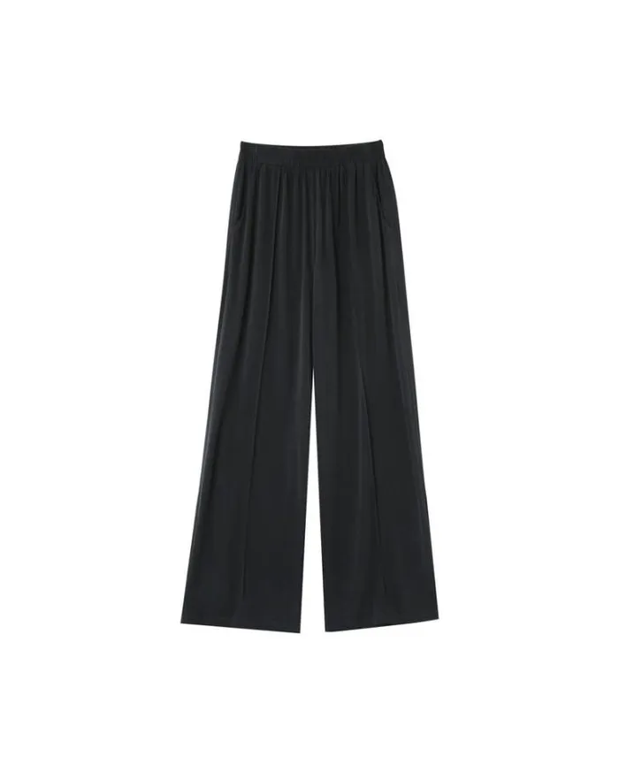 Grace and Mila Flowing Trousers TROUSERS ANTHRACITE NESS 8211 Shop