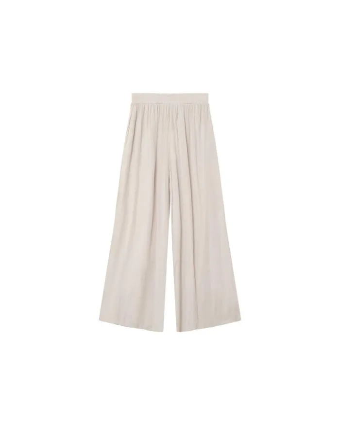 Grace and Mila Flowing Trousers TROUSERS BEIGE MATCHA 8211 Shop