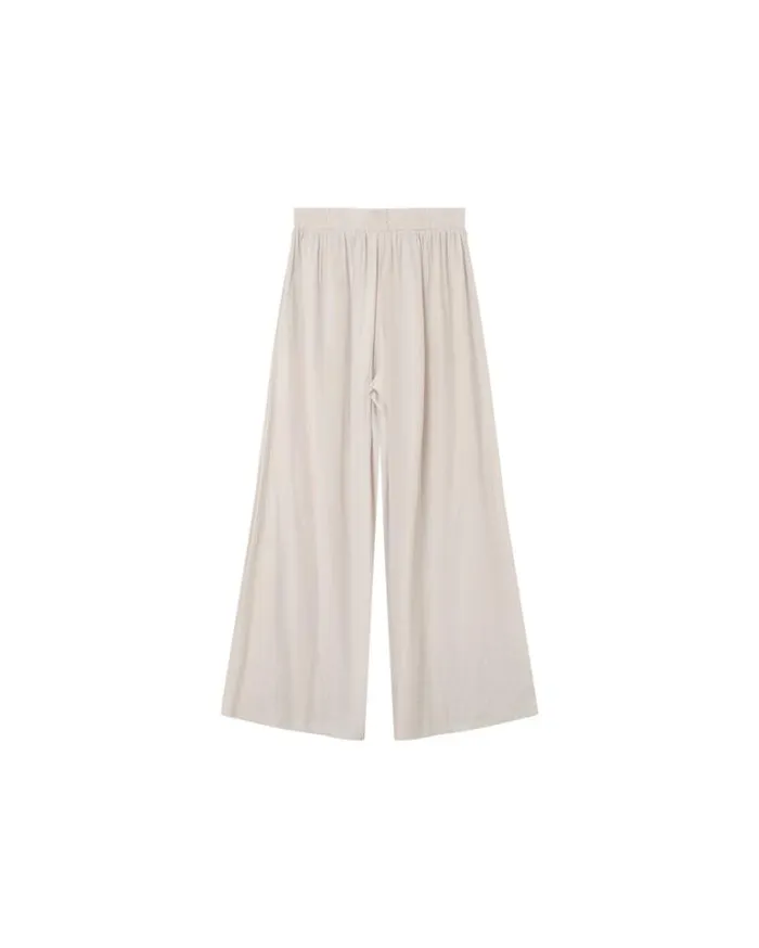Grace and Mila Flowing Trousers TROUSERS BEIGE MATCHA 8211 Shop