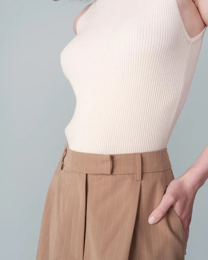 Grace and Mila Flowing Trousers TROUSERS CAMEL NEVE 8211 Shop