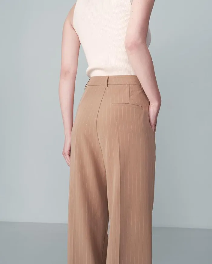 Grace and Mila Flowing Trousers TROUSERS CAMEL NEVE 8211 Shop