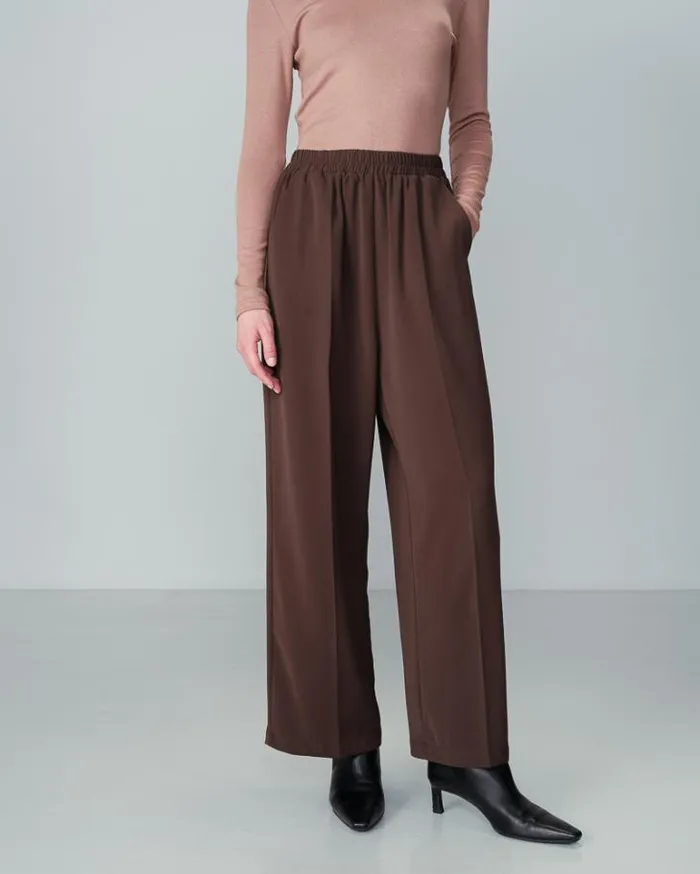 Grace and Mila Flowing Trousers TROUSERS CHOCOLAT NOBLESSE 8211 Shop