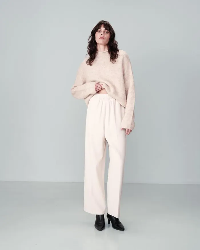 Grace and Mila Flowing Trousers TROUSERS ECRU NOBLESSE 8211 Shop