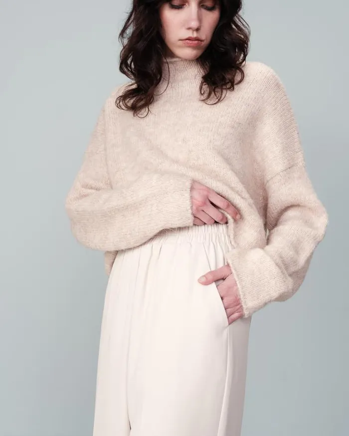 Grace and Mila Flowing Trousers TROUSERS ECRU NOBLESSE 8211 Shop