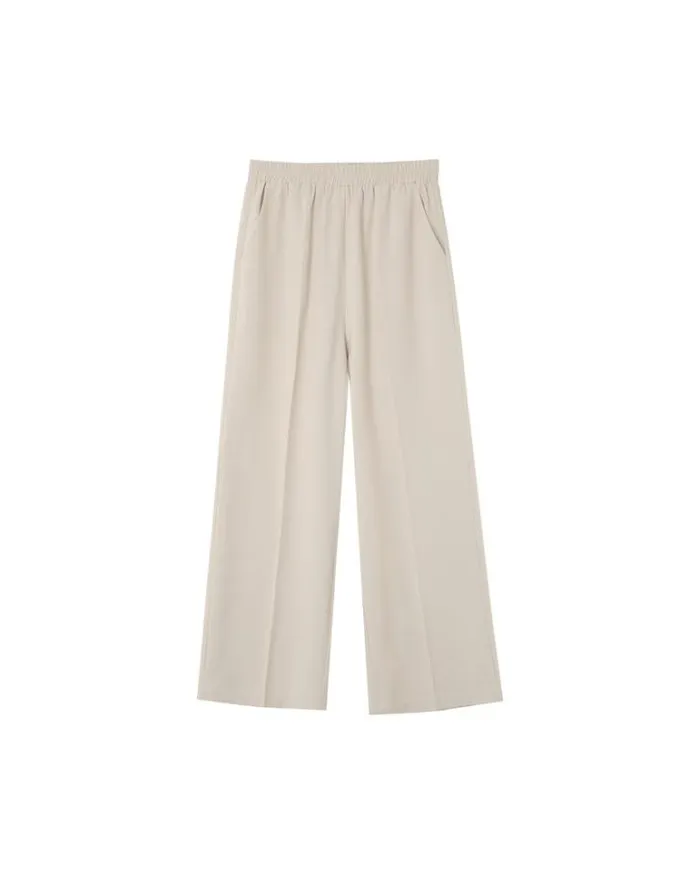 Grace and Mila Flowing Trousers TROUSERS ECRU NOBLESSE 8211 Shop