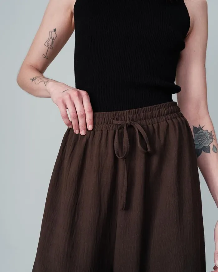 Grace and Mila Flowing Trousers TROUSERS TAUPE NINE 8211 Shop