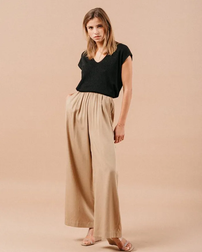 Grace and Mila HighWaisted Trousers TROUSERS CAMEL MATHILDE 8211 Shop
