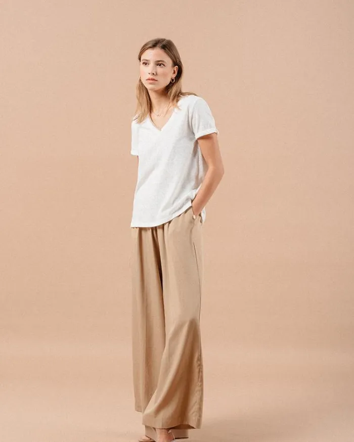 Grace and Mila HighWaisted Trousers TROUSERS CAMEL MATHILDE 8211 Shop