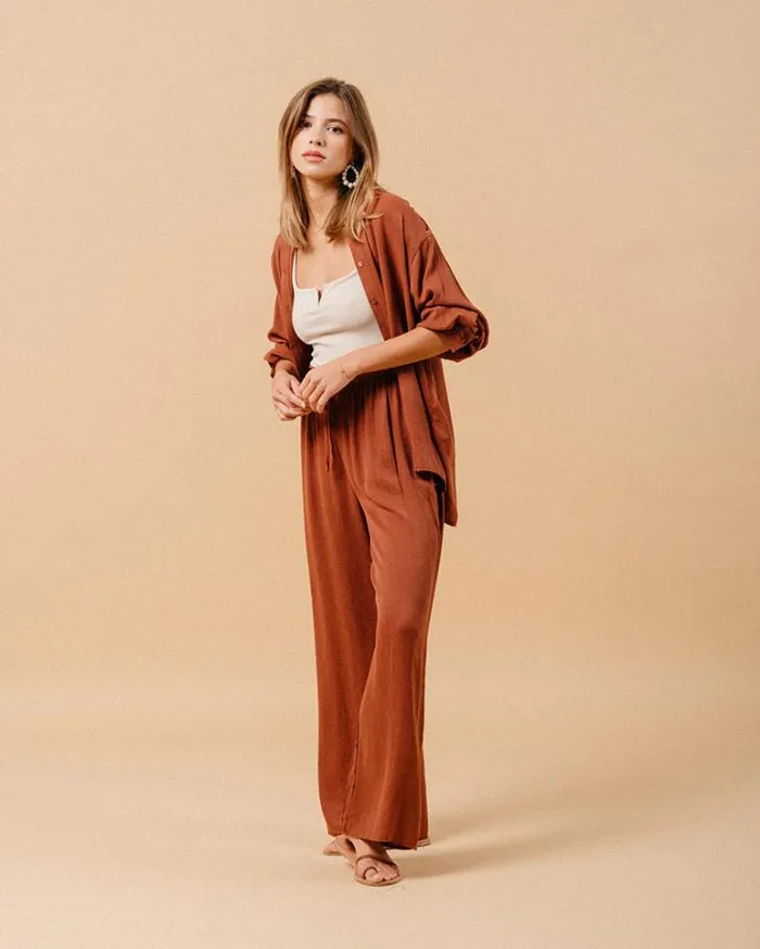 Grace and Mila HighWaisted Trousers TROUSERS CHOCOLAT MATISSE 8211 Shop