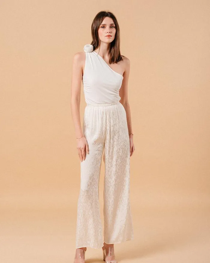 Grace and Mila HighWaisted Trousers TROUSERS ECRU MONCEAU 8211 Shop
