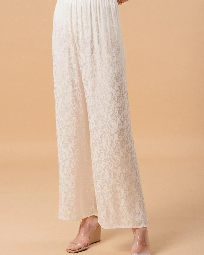 Grace and Mila HighWaisted Trousers TROUSERS ECRU MONCEAU 8211 Shop
