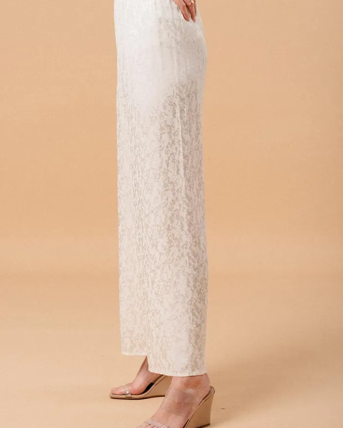 Grace and Mila HighWaisted Trousers TROUSERS ECRU MONCEAU 8211 Shop