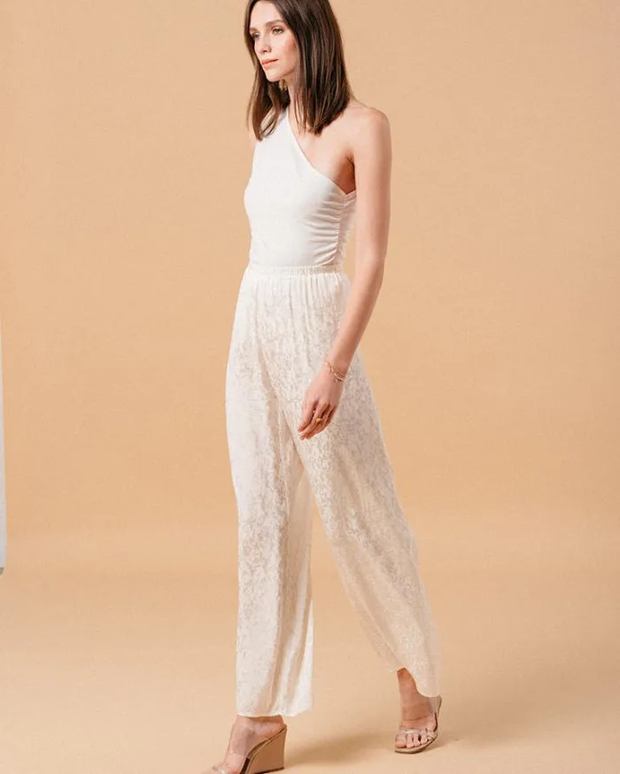 Grace and Mila HighWaisted Trousers TROUSERS ECRU MONCEAU 8211 Shop