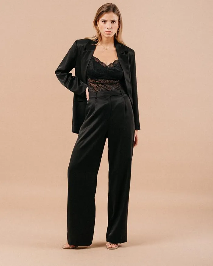 Grace and Mila HighWaisted Trousers TROUSERS NOIR MARC 8211 Shop