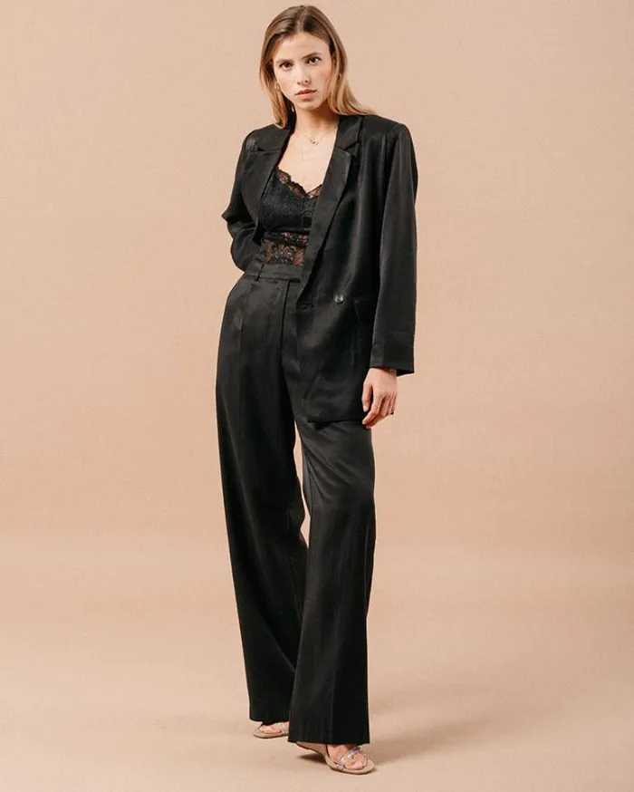 Grace and Mila HighWaisted Trousers TROUSERS NOIR MARC 8211 Shop