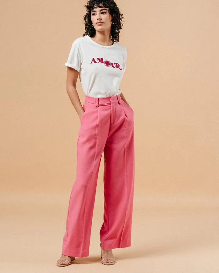 Grace and Mila HighWaisted Trousers TROUSERS ROSE MARLY 8211 Shop