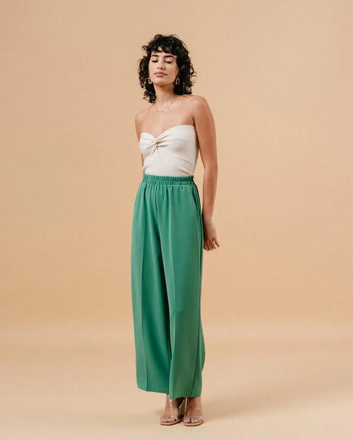 Grace and Mila HighWaisted Trousers TROUSERS VERT MATCH 8211 Shop