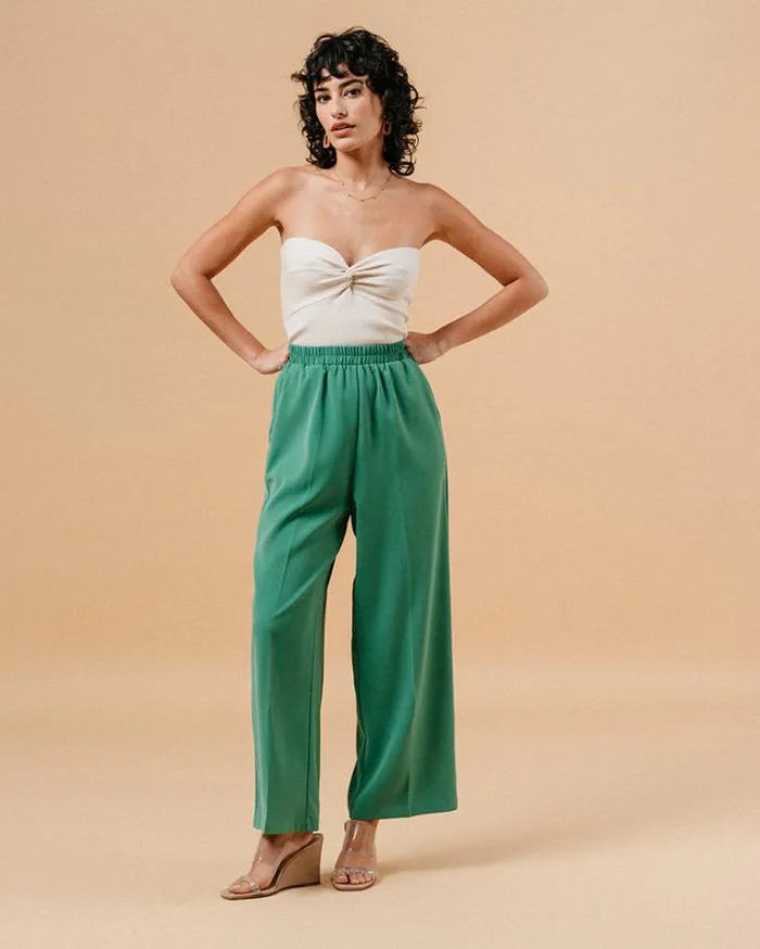 Grace and Mila HighWaisted Trousers TROUSERS VERT MATCH 8211 Shop
