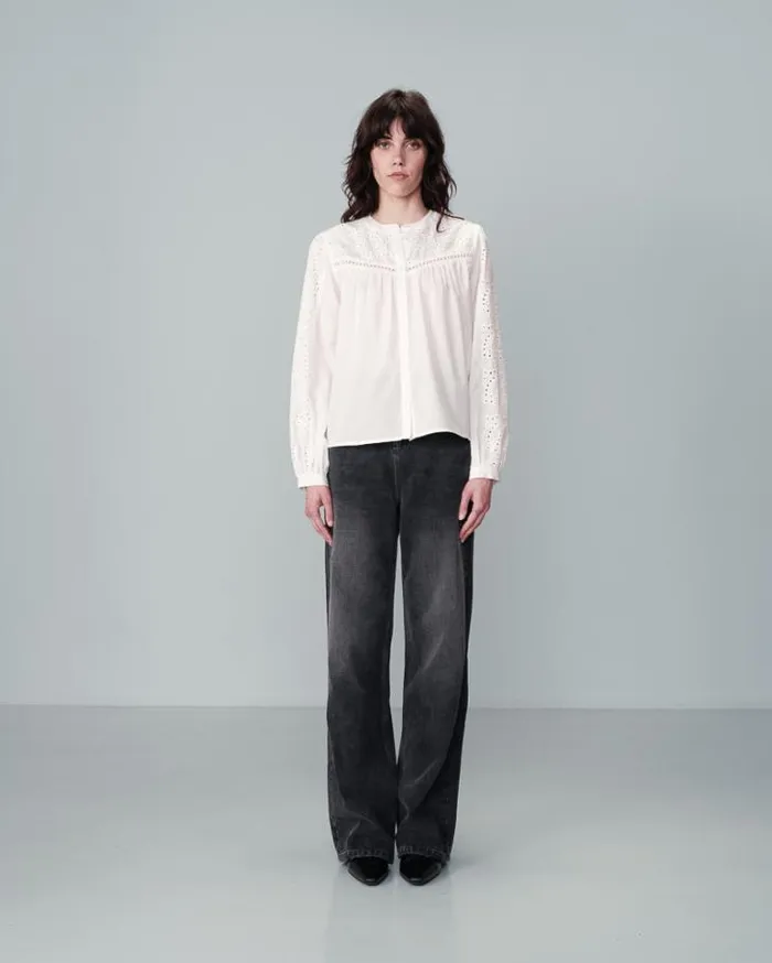 Grace and Mila Lace Shirts SHIRT ECRU NOLISA 8211 Shop