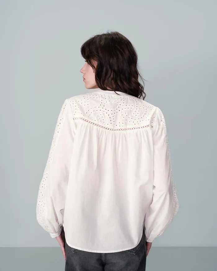 Grace and Mila Lace Shirts SHIRT ECRU NOLISA 8211 Shop