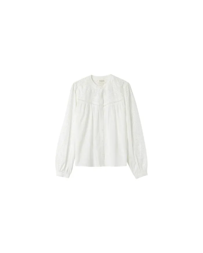 Grace and Mila Lace Shirts SHIRT ECRU NOLISA 8211 Shop