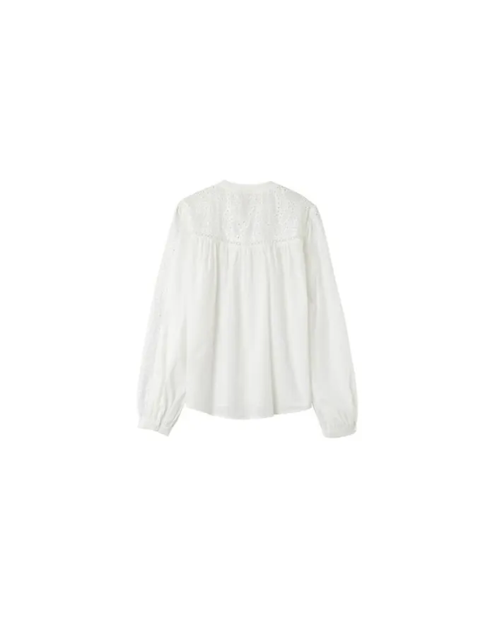 Grace and Mila Lace Shirts SHIRT ECRU NOLISA 8211 Shop