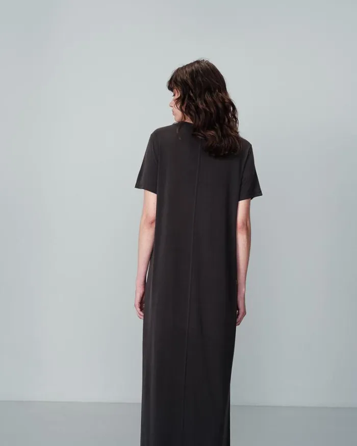 Grace and Mila Long Dresses DRESS ANTHRACITE NINA 8211 Shop