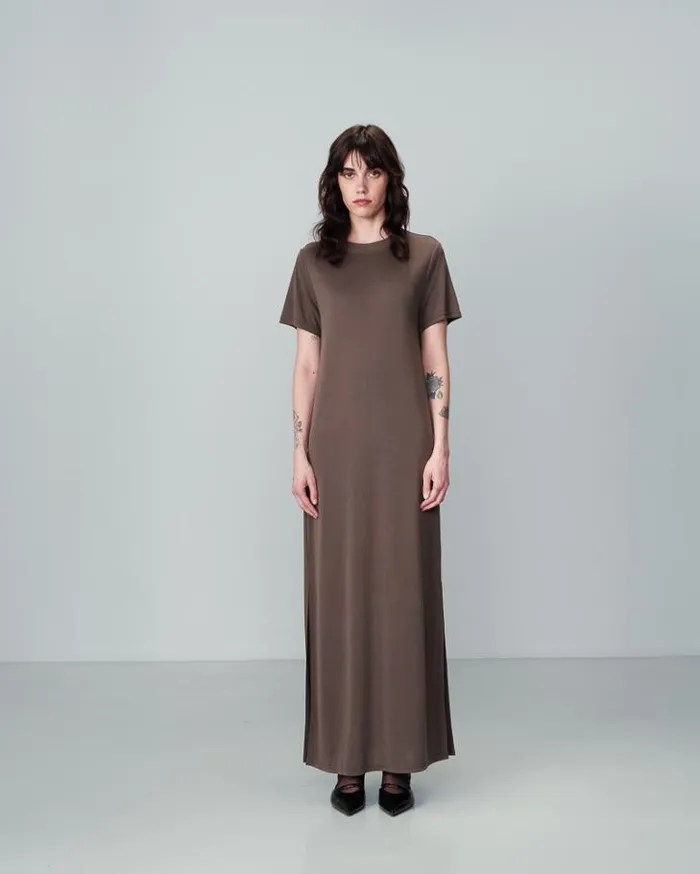 Grace and Mila Long Dresses DRESS KAKI NINA 8211 Shop