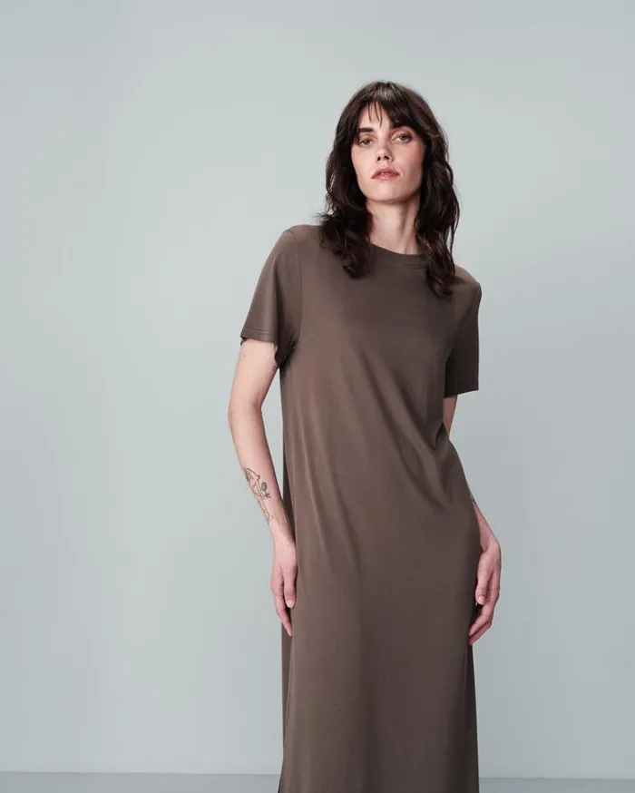 Grace and Mila Long Dresses DRESS KAKI NINA 8211 Shop