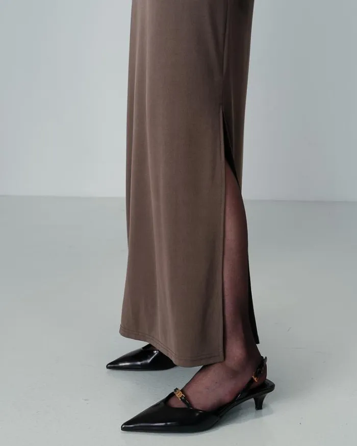 Grace and Mila Long Dresses DRESS KAKI NINA 8211 Shop