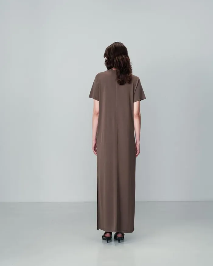 Grace and Mila Long Dresses DRESS KAKI NINA 8211 Shop