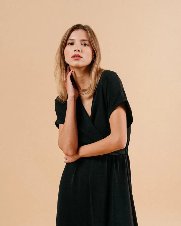 Grace and Mila Long Dresses DRESS NOIR MAUD 8211 Shop