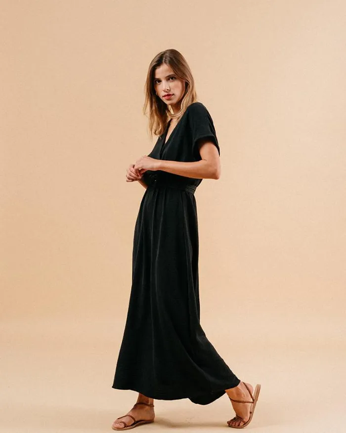 Grace and Mila Long Dresses DRESS NOIR MAUD 8211 Shop