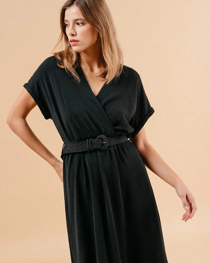 Grace and Mila Long Dresses DRESS NOIR MAUD 8211 Shop