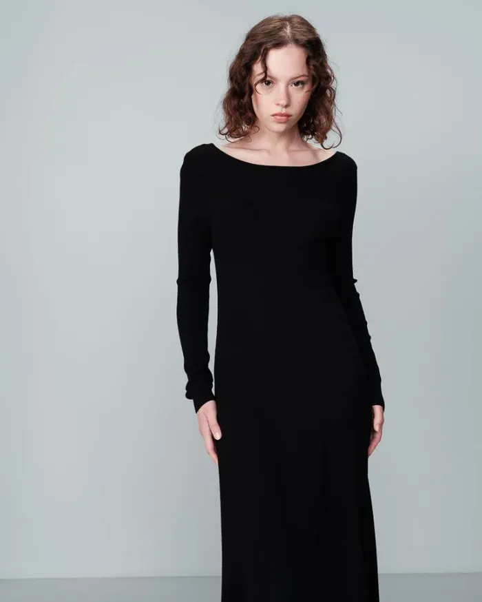 Grace and Mila Long Dresses DRESS NOIR NATHALIE 8211 Shop