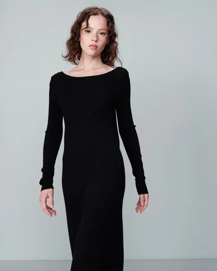 Grace and Mila Long Dresses DRESS NOIR NATHALIE 8211 Shop