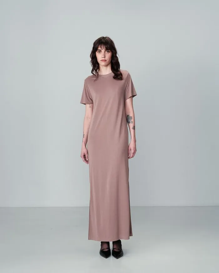 Grace and Mila Long Dresses DRESS TAUPE NINA 8211 Shop