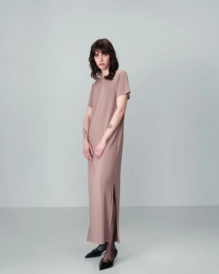 Grace and Mila Long Dresses DRESS TAUPE NINA 8211 Shop
