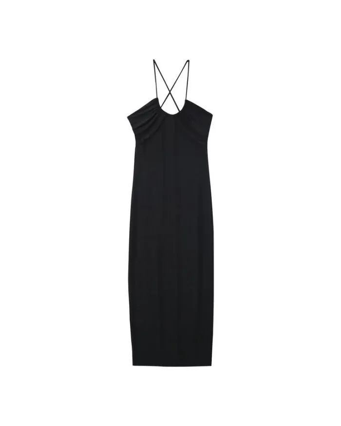 Grace and Mila Long Dresses ROBE LONGUE NOIR MILA 8211 Shop