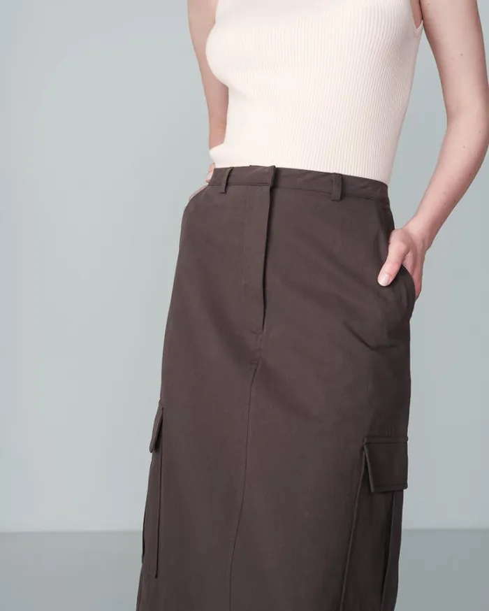 Grace and Mila Long Skirts SKIRT ANTHRACITE NEWYORK 8211 Shop