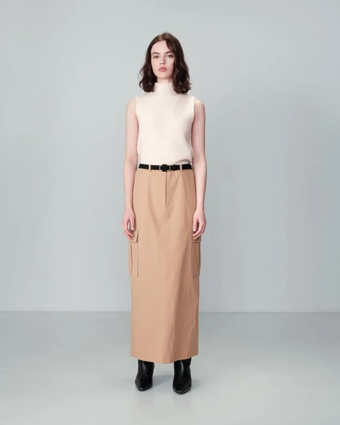 Grace and Mila Long Skirts SKIRT CAMEL NEWYORK 8211 Shop