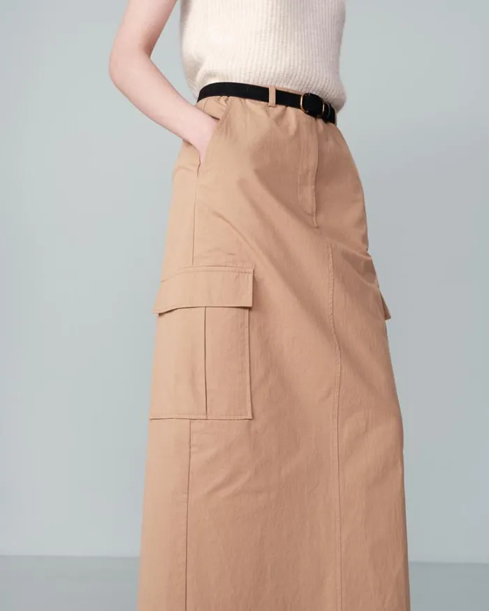 Grace and Mila Long Skirts SKIRT CAMEL NEWYORK 8211 Shop