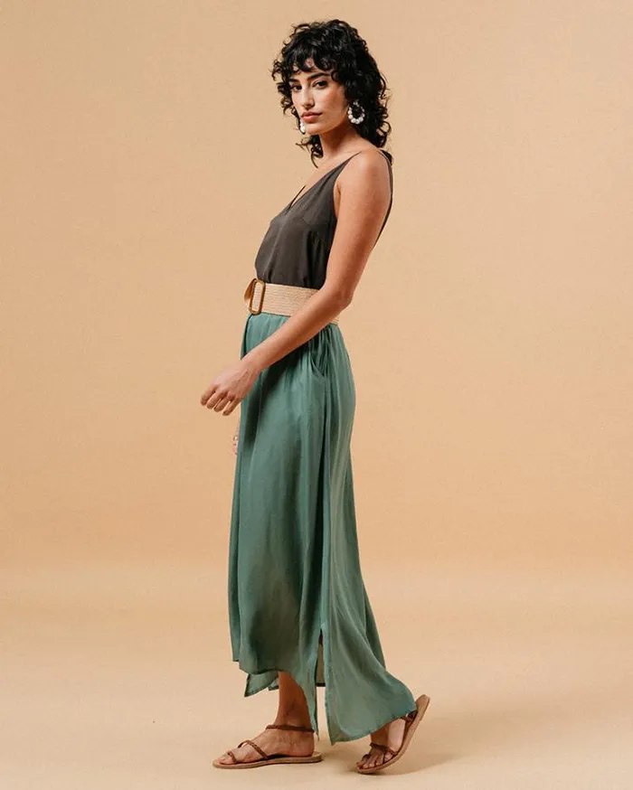 Grace and Mila Long Skirts SKIRT KAKI MELODIE 8211 Shop