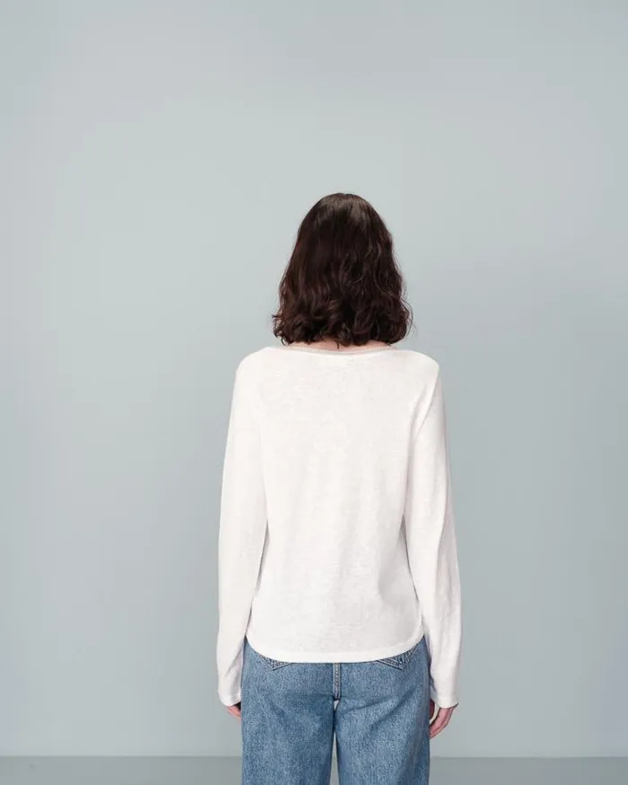 Grace and Mila LongSleeves Tshirts TEESHIRT ECRU NISI 8211 Shop
