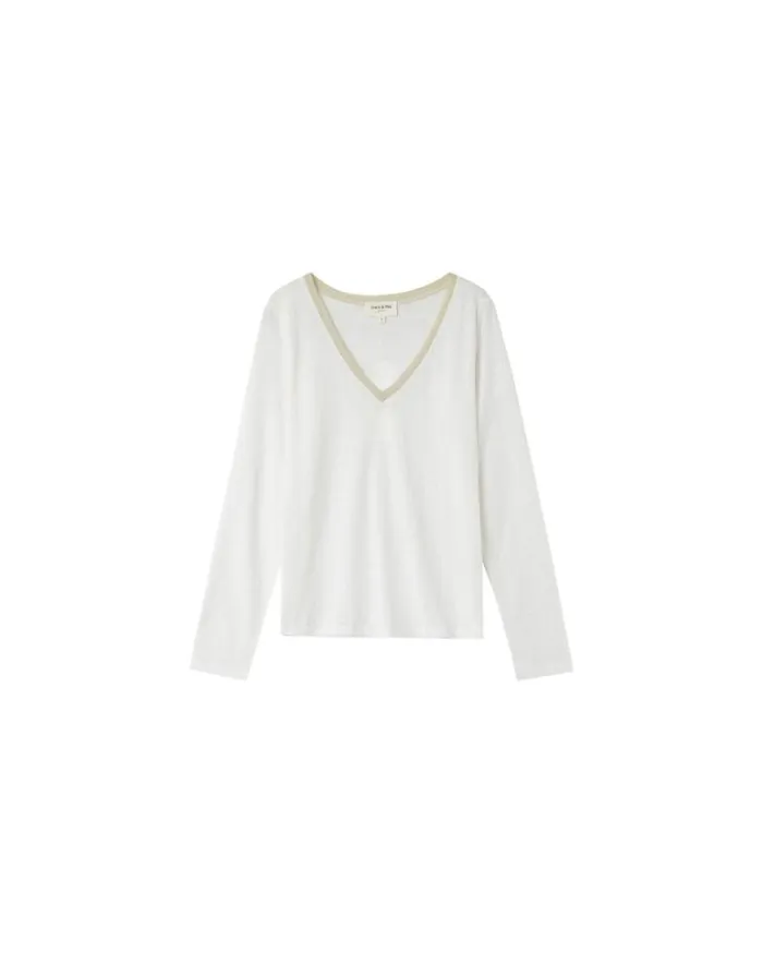 Grace and Mila LongSleeves Tshirts TEESHIRT ECRU NISI 8211 Shop