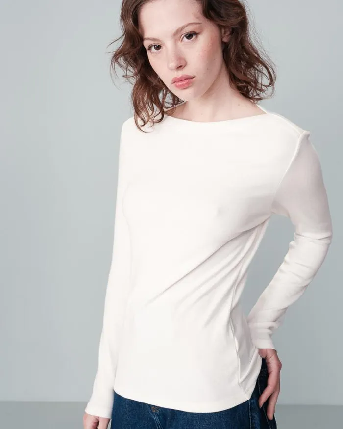 Grace and Mila LongSleeves Tshirts TEESHIRT ECRU NOUS 8211 Shop