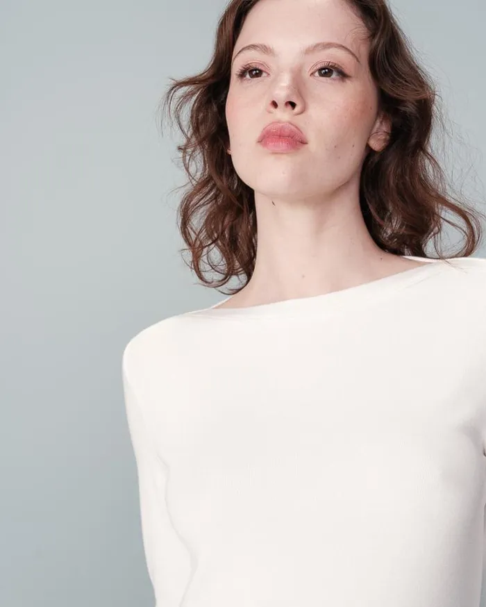 Grace and Mila LongSleeves Tshirts TEESHIRT ECRU NOUS 8211 Shop