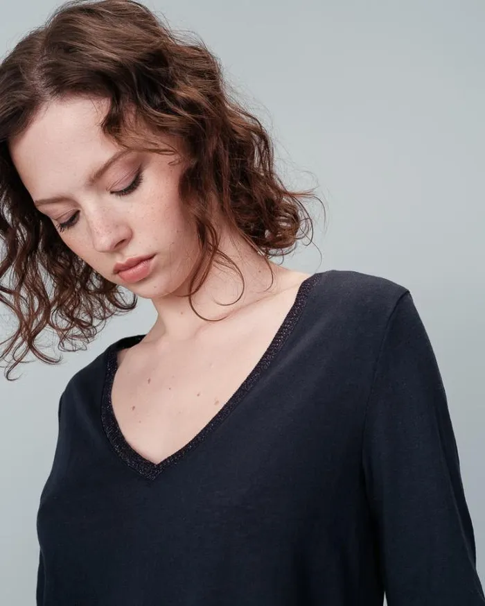 Grace and Mila LongSleeves Tshirts TEESHIRT MARINE NISI 8211 Shop