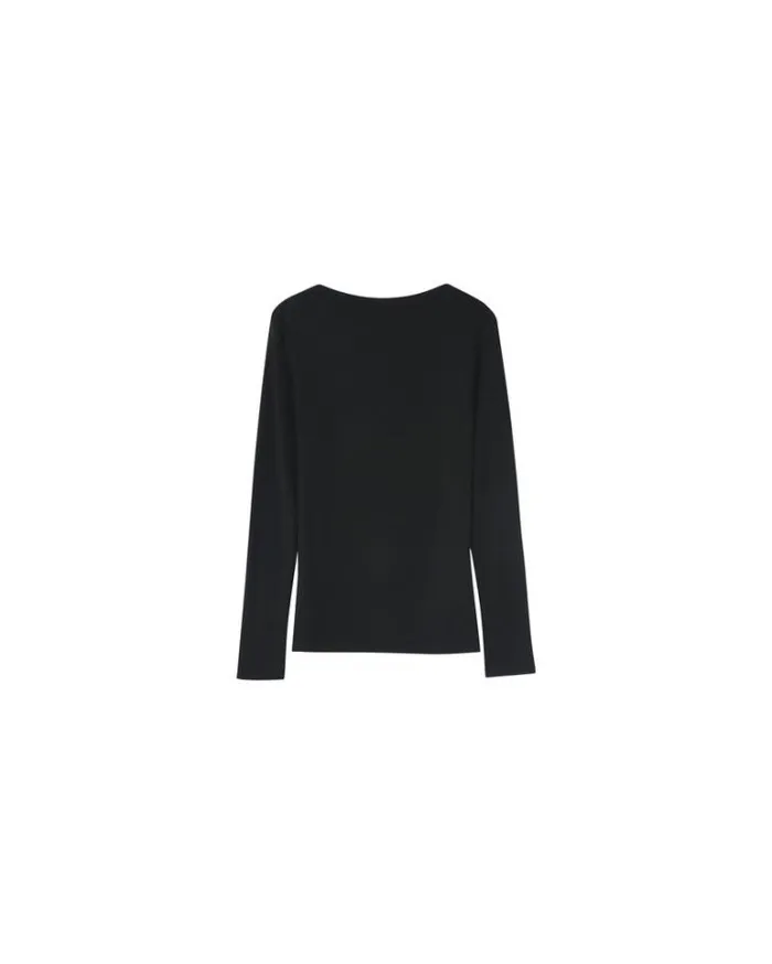Grace and Mila LongSleeves Tshirts TEESHIRT NOIR NOUS 8211 Shop
